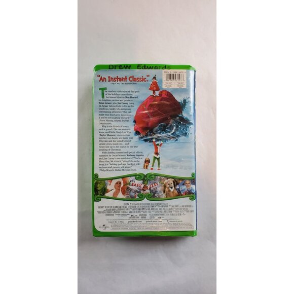 How The Grinch Stole Christmas VHS 2001 - Jim Carrey - Picture 2 of 7